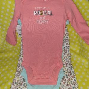 Carters 3pc Set 9 months NWT